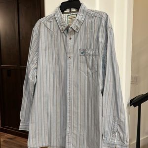 Mantaray Mens Long Sleeve Shirt Size XL